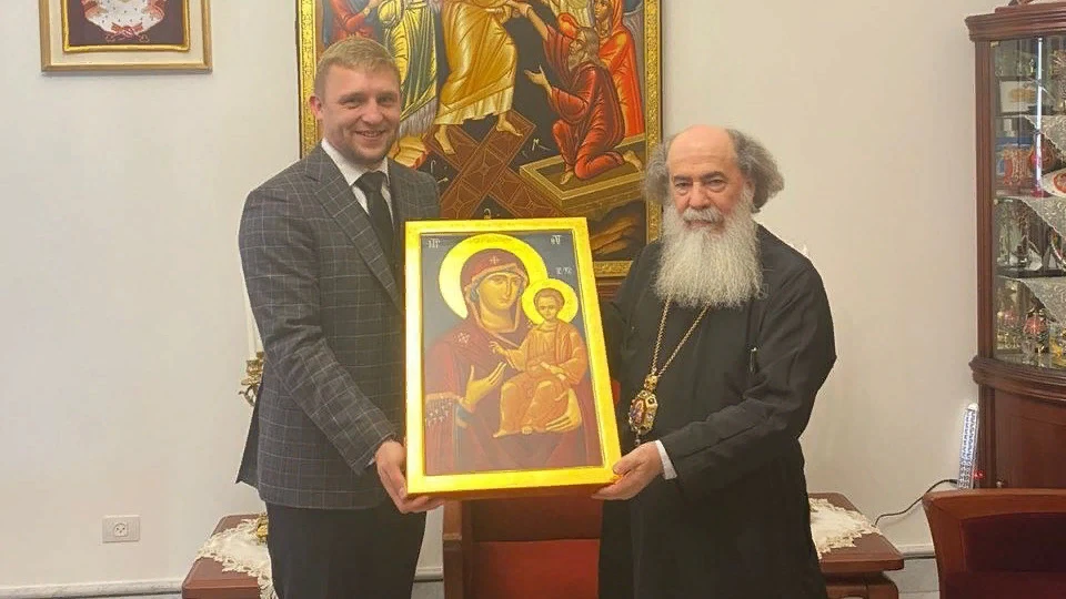 Посещение делегации Фонда Иерусалимского Патриархата